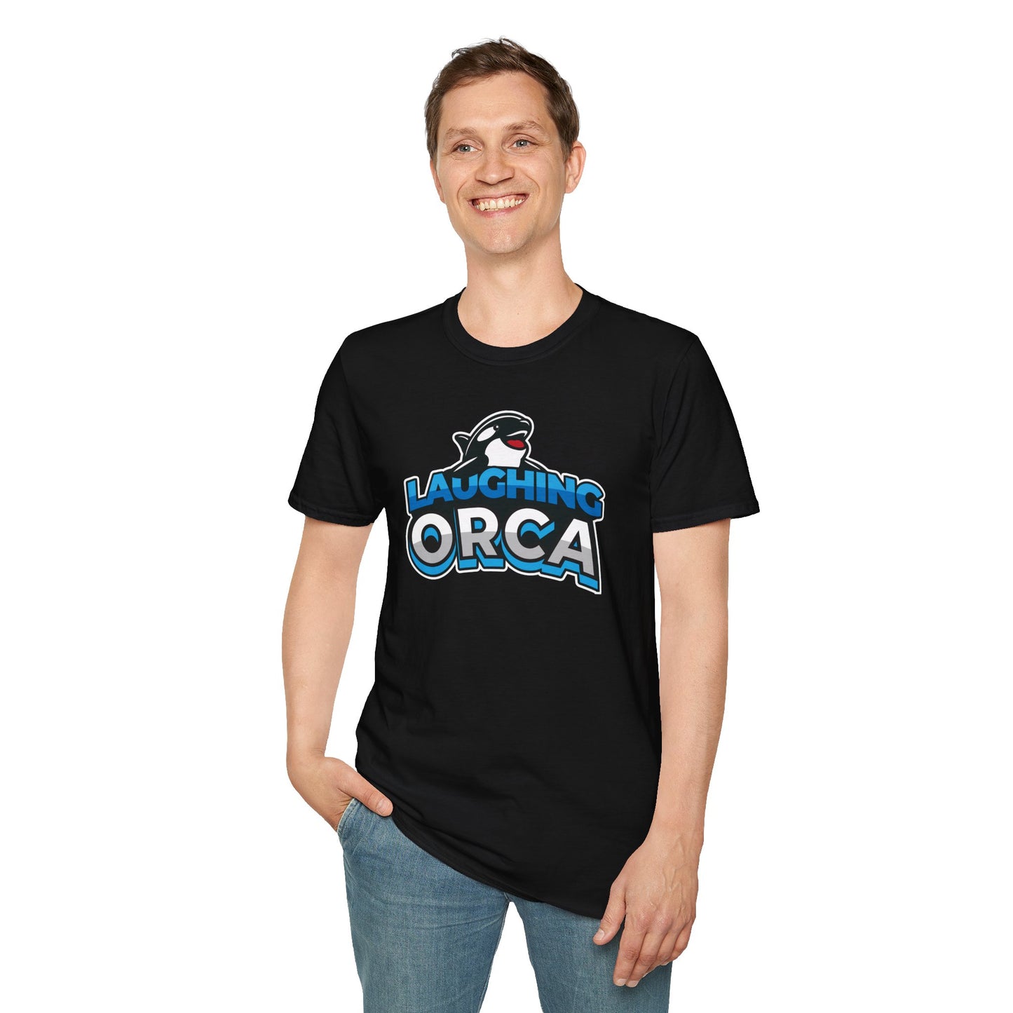 "Laughing Orca Logo" Unisex Softstyle T-Shirt