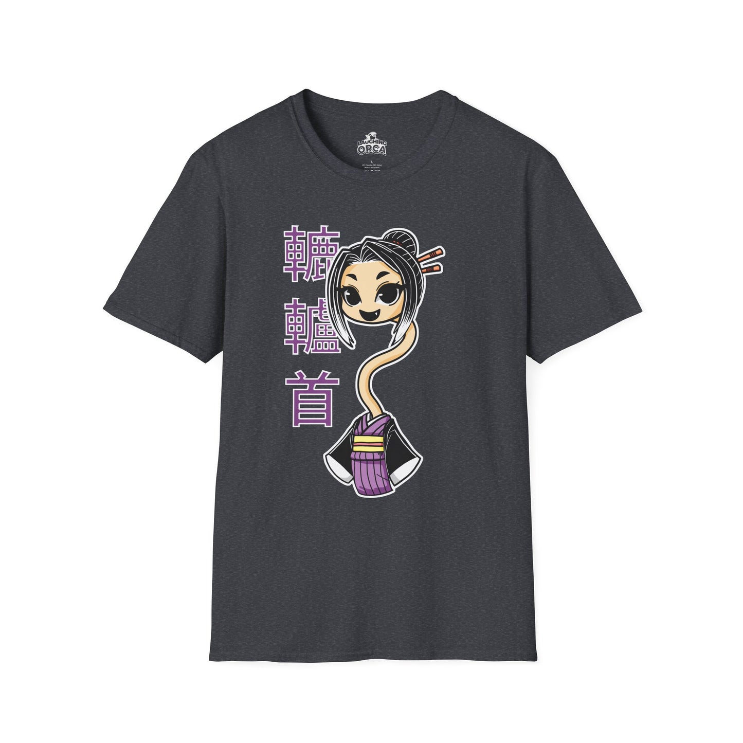 "Rokurokubi Yokai" β Cute Japanese Ghost Girl Graphic T-Shirt | Unisex Softstyle Tee