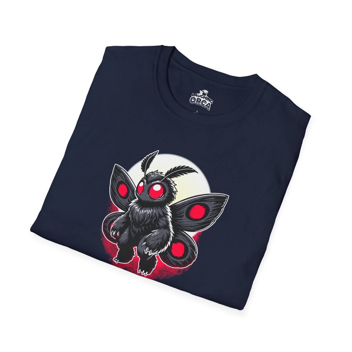 Moth(man/myth/legend) | Cute Cryptid Creature | Unisex Softstyle T-Shirt