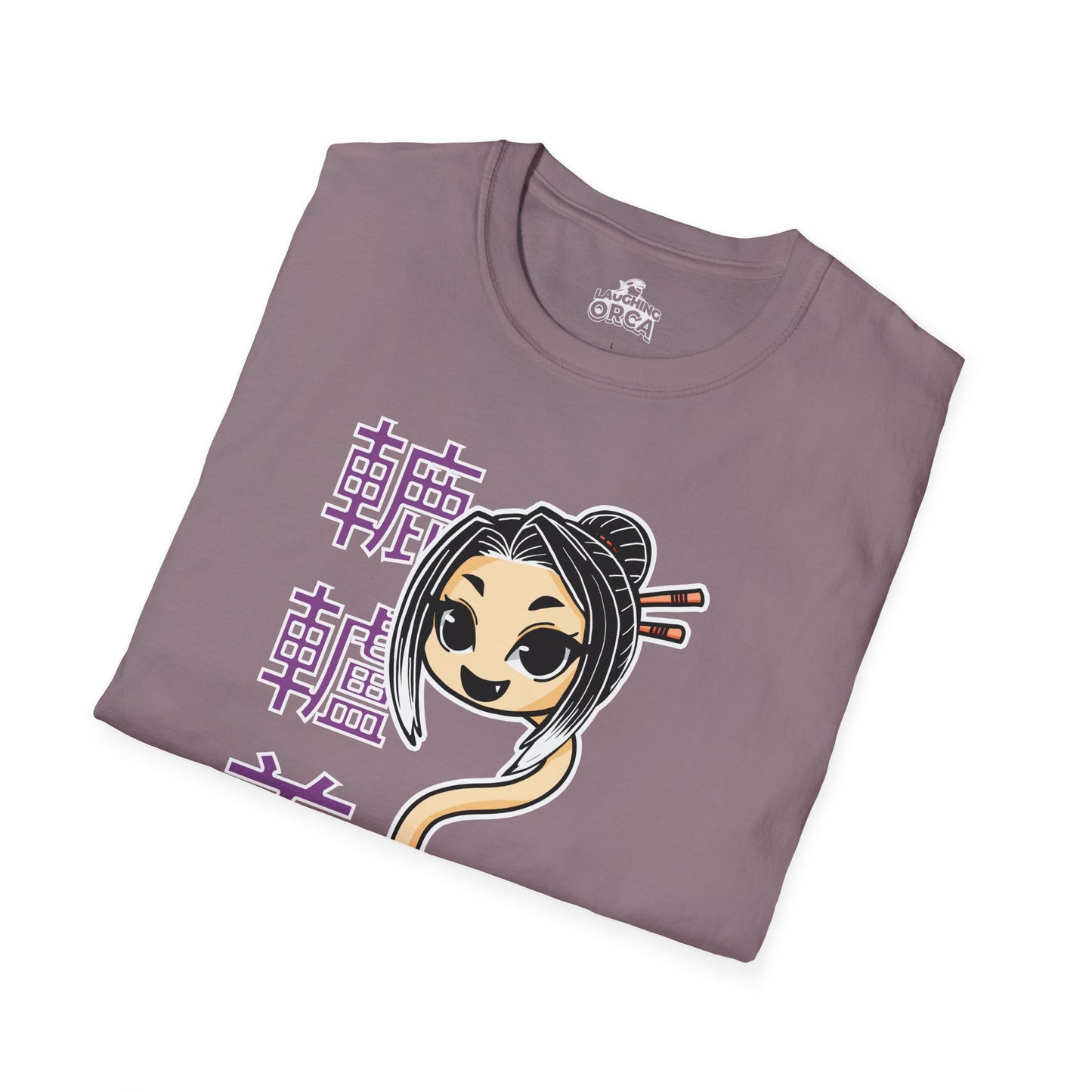 "Rokurokubi Yokai" β Cute Japanese Ghost Girl Graphic T-Shirt | Unisex Softstyle Tee