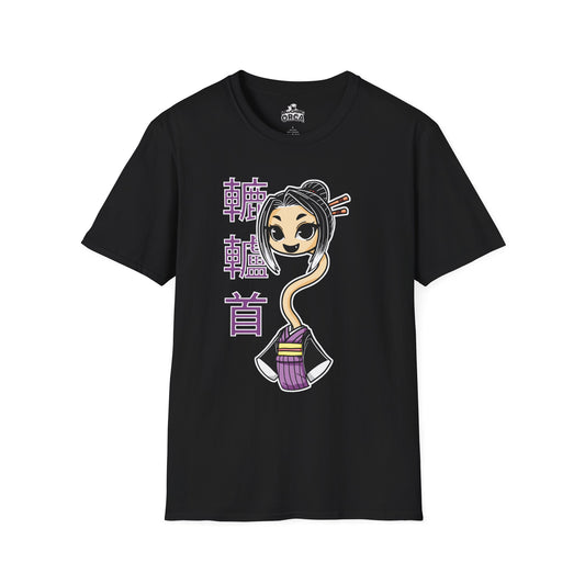 "Rokurokubi Yokai" – Cute Japanese Ghost Girl Graphic T-Shirt | Unisex Softstyle Tee