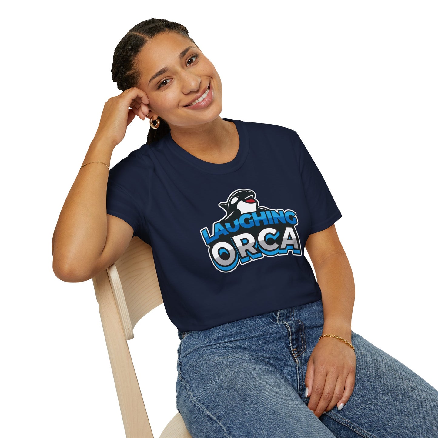 "Laughing Orca Logo" Unisex Softstyle T-Shirt