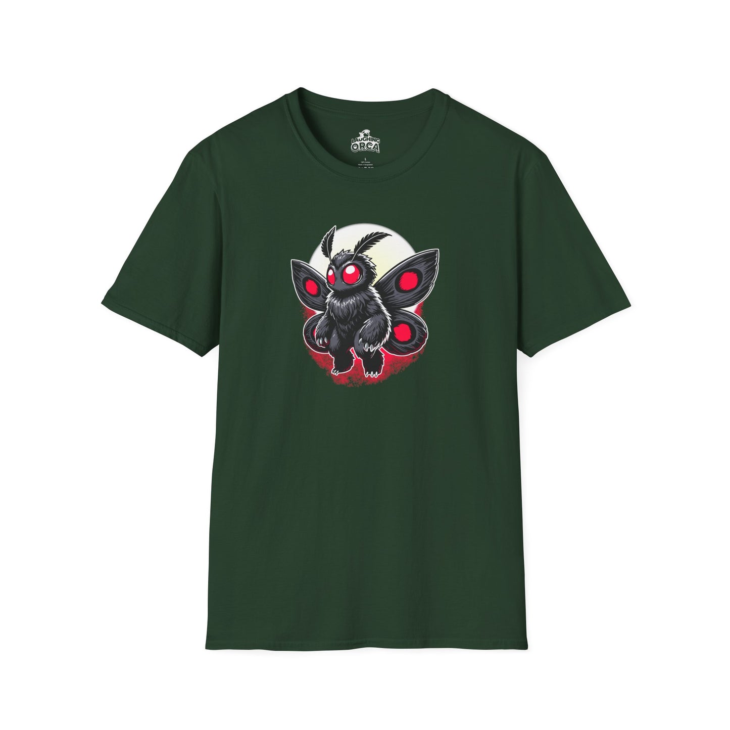 Moth(man/myth/legend) | Cute Cryptid Creature | Unisex Softstyle T-Shirt