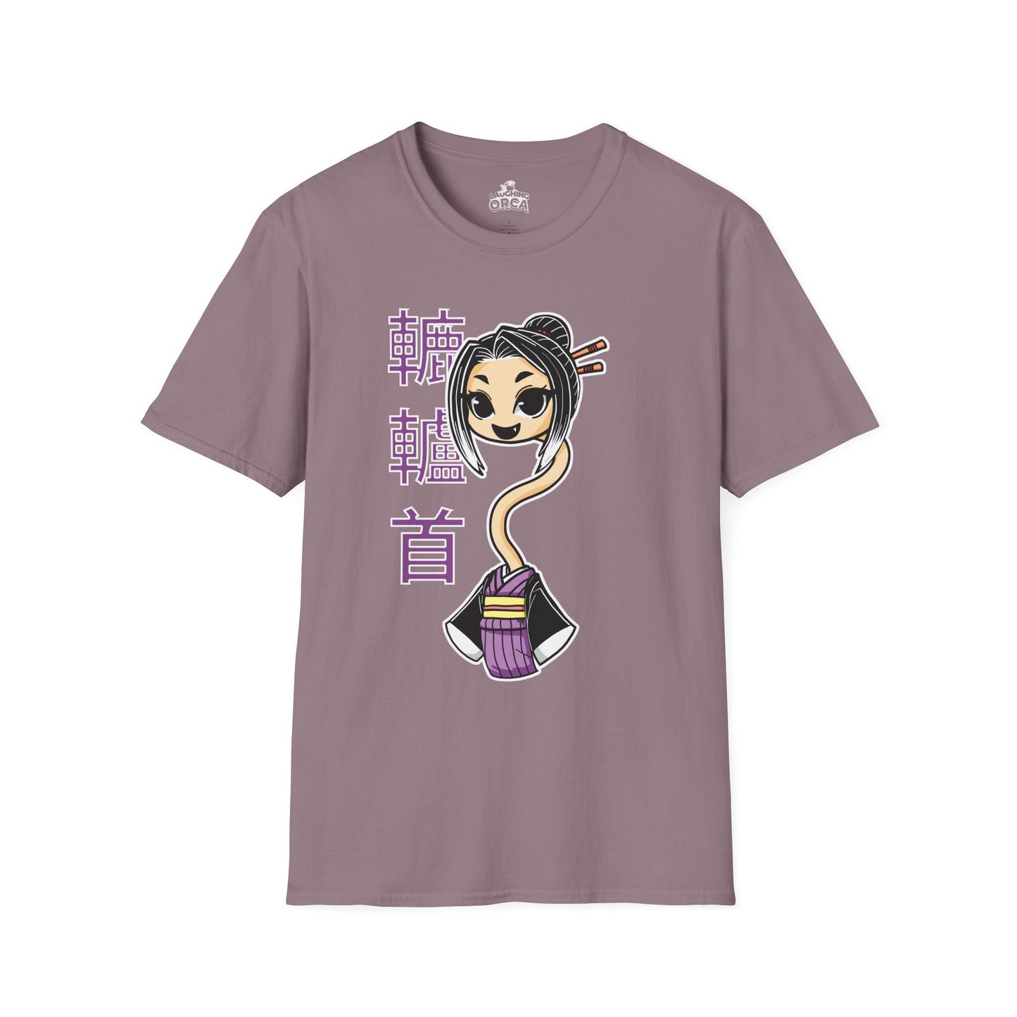 "Rokurokubi Yokai" β Cute Japanese Ghost Girl Graphic T-Shirt | Unisex Softstyle Tee