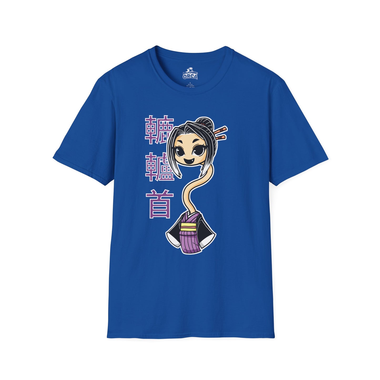 "Rokurokubi Yokai" β Cute Japanese Ghost Girl Graphic T-Shirt | Unisex Softstyle Tee