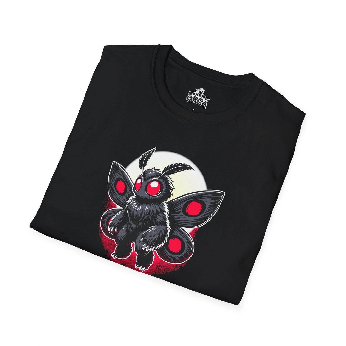 Moth(man/myth/legend) | Cute Cryptid Creature | Unisex Softstyle T-Shirt