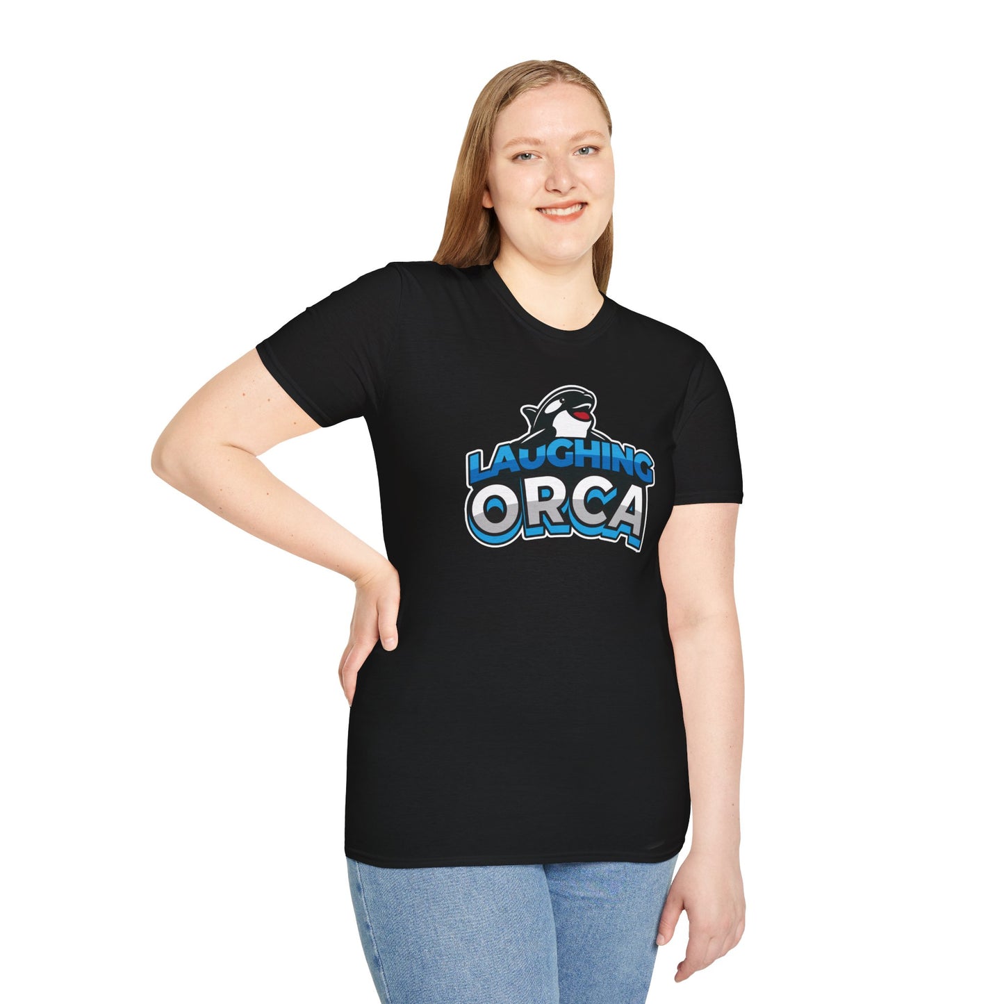 "Laughing Orca Logo" Unisex Softstyle T-Shirt