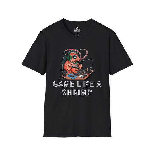 Straighten Up | Gamer Shrimp | Unisex Softstyle T-Shirt