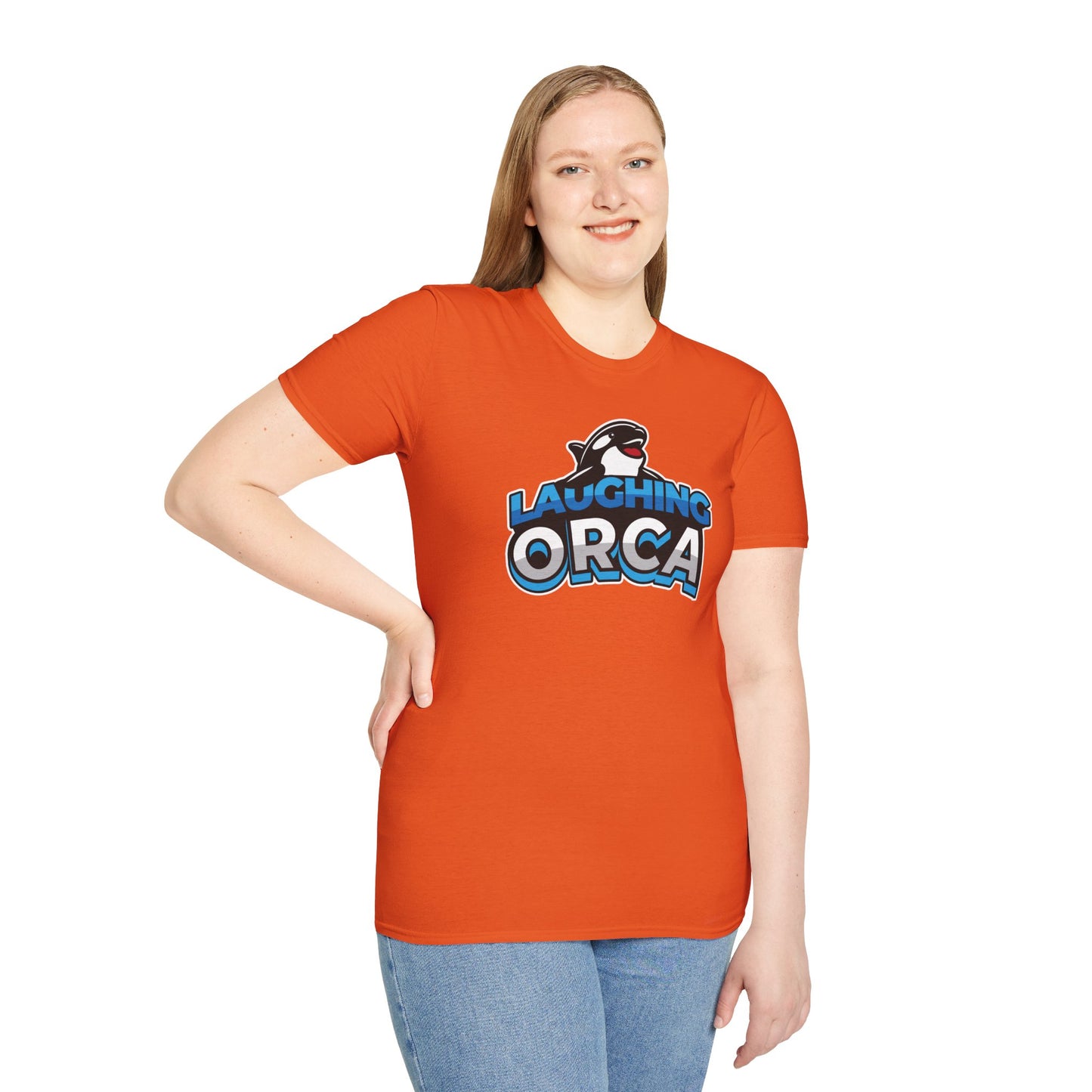 "Laughing Orca Logo" Unisex Softstyle T-Shirt
