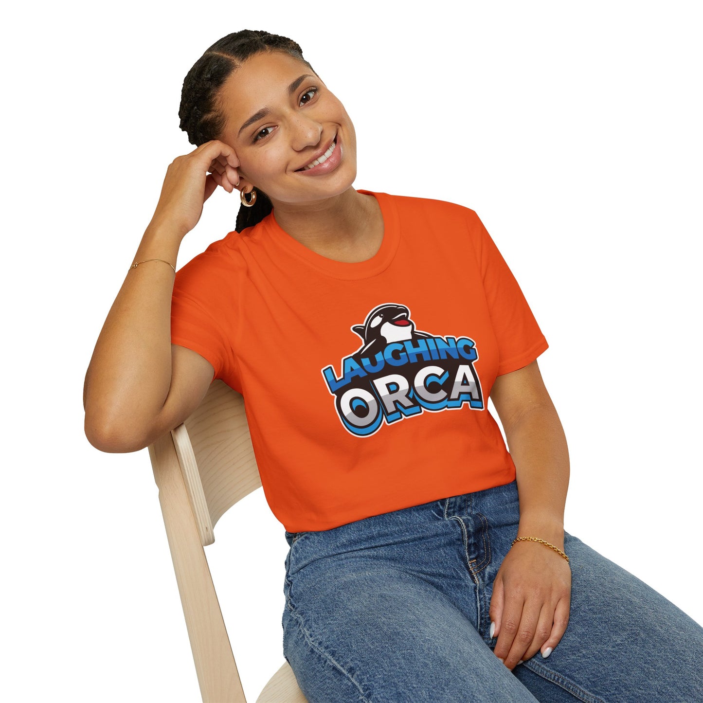 "Laughing Orca Logo" Unisex Softstyle T-Shirt