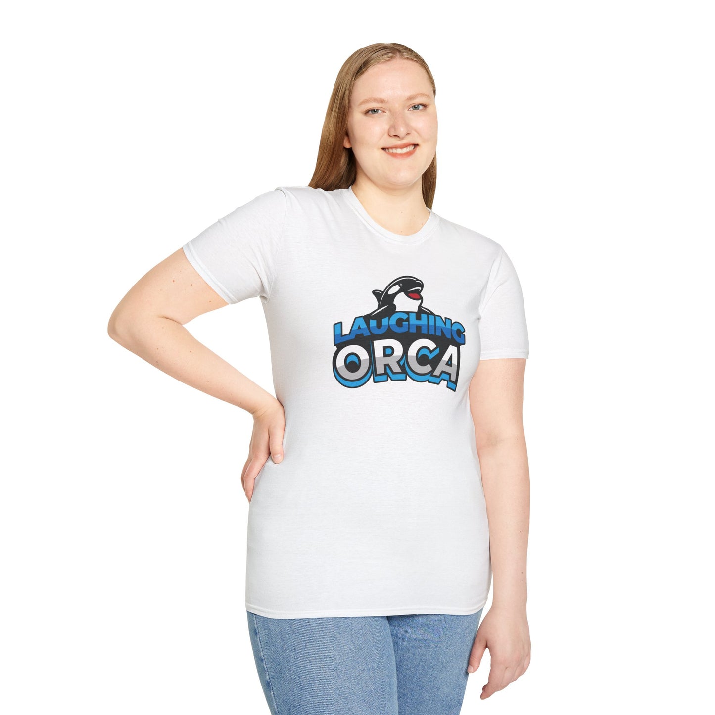 "Laughing Orca Logo" Unisex Softstyle T-Shirt