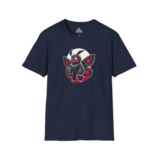 Moth(man/myth/legend) | Cute Cryptid Creature | Unisex Softstyle T-Shirt
