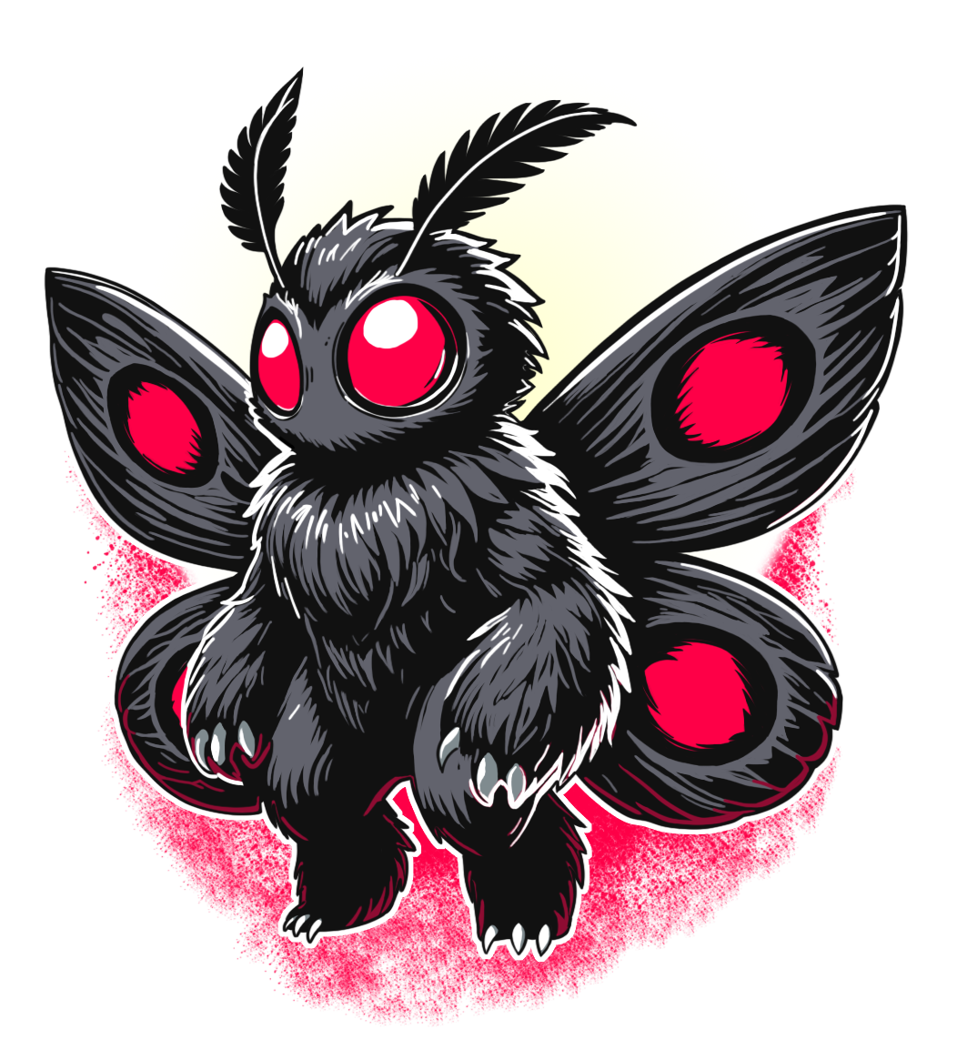 Moth(man/myth/legend) | Cute Cryptid Creature | Unisex Softstyle T-Shirt