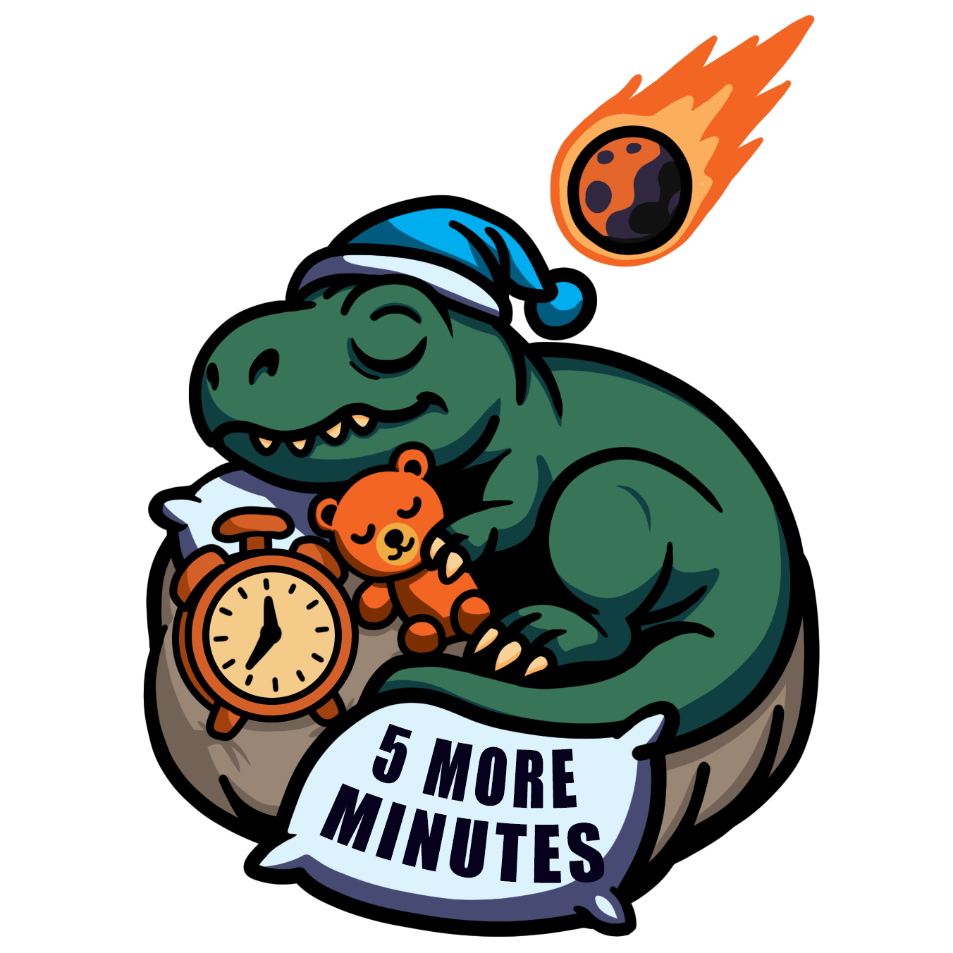 Drowsey Dino Doomsday | Unisex Softstyle T-Shirt