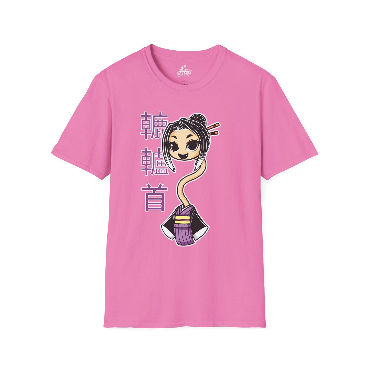 "Rokurokubi Yokai" β Cute Japanese Ghost Girl Graphic T-Shirt | Unisex Softstyle Tee