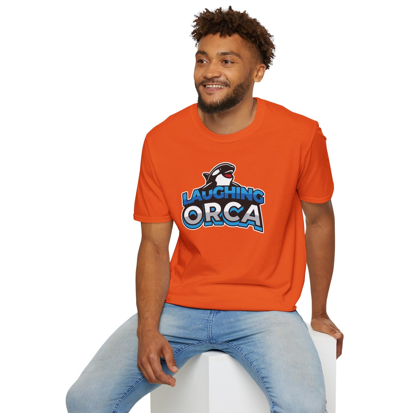"Laughing Orca Logo" Unisex Softstyle T-Shirt