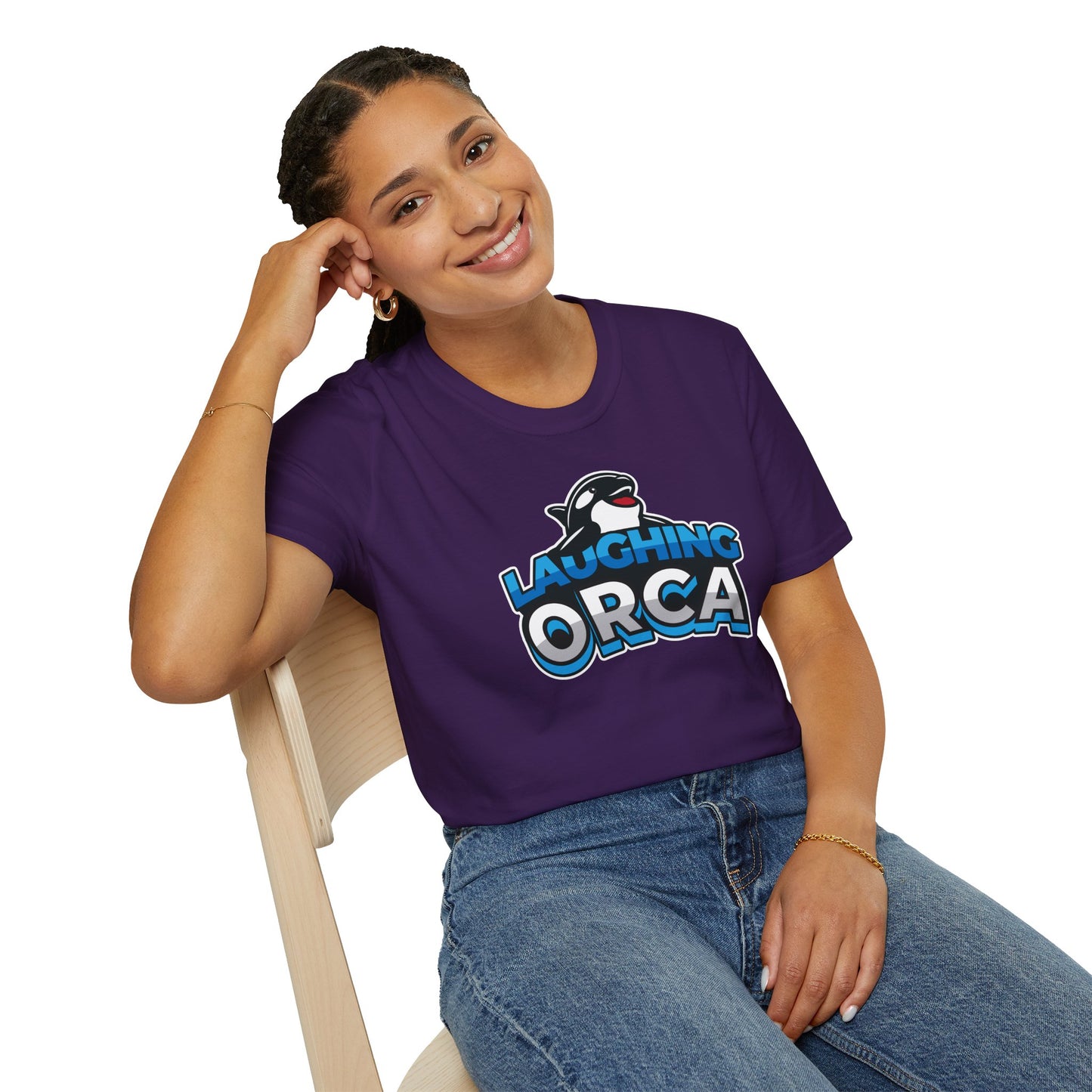 "Laughing Orca Logo" Unisex Softstyle T-Shirt