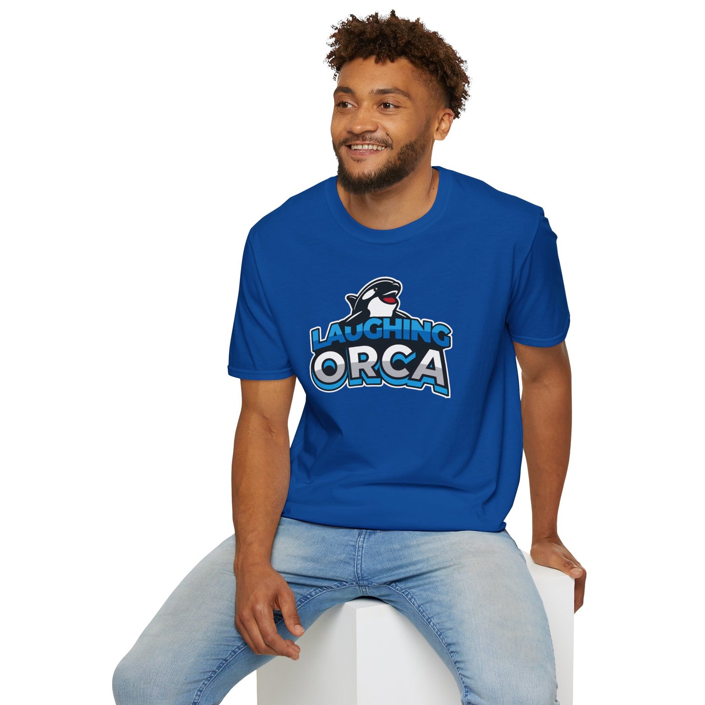 "Laughing Orca Logo" Unisex Softstyle T-Shirt