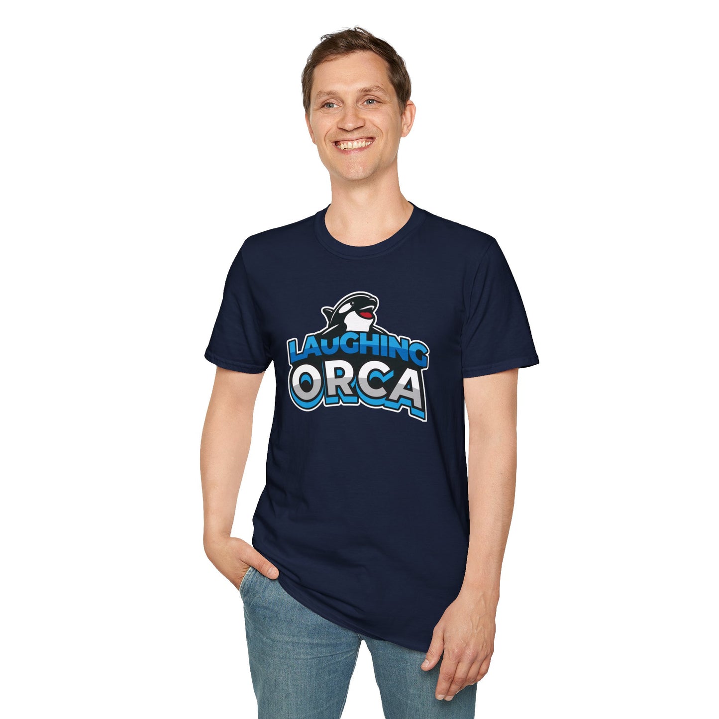 "Laughing Orca Logo" Unisex Softstyle T-Shirt