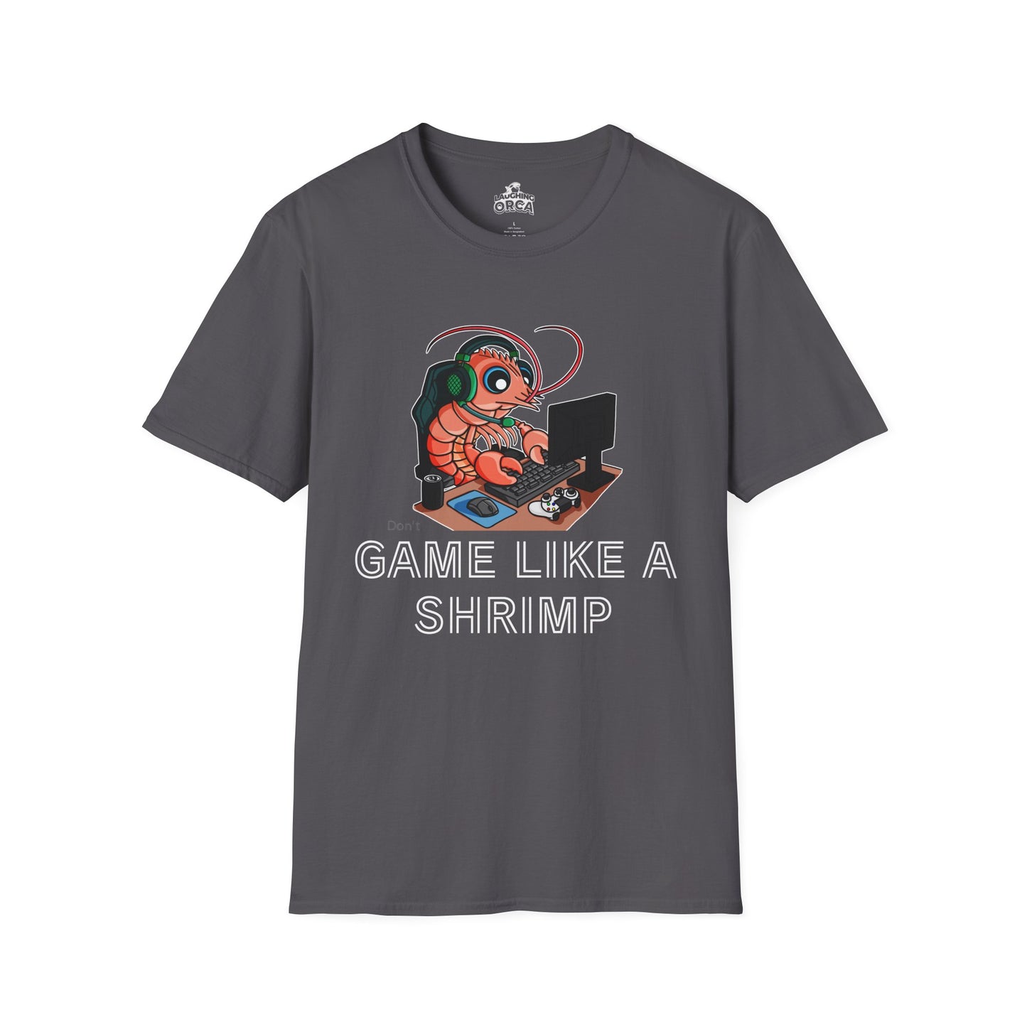 Straighten Up | Gamer Shrimp | Unisex Softstyle T-Shirt