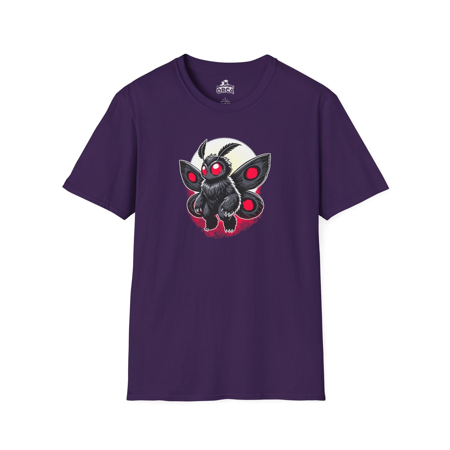 Moth(man/myth/legend) | Cute Cryptid Creature | Unisex Softstyle T-Shirt