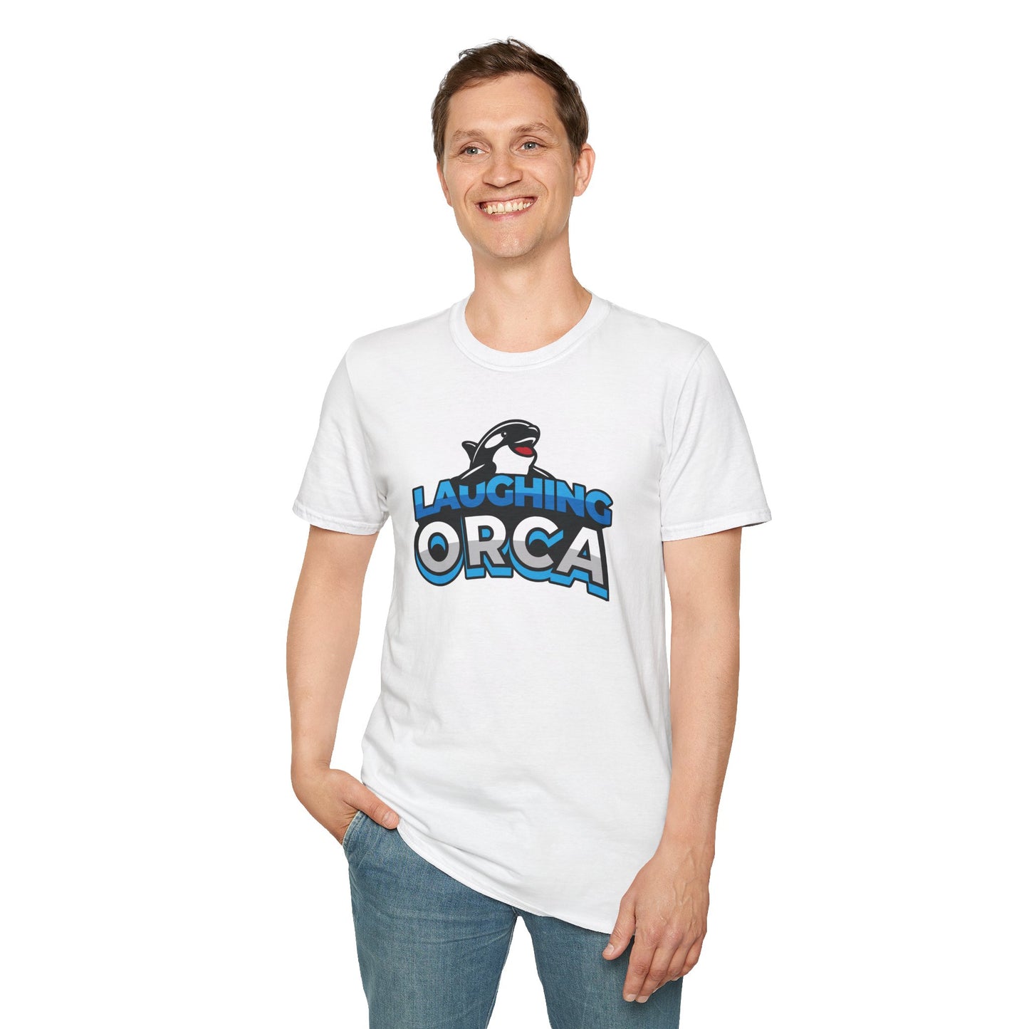 "Laughing Orca Logo" Unisex Softstyle T-Shirt