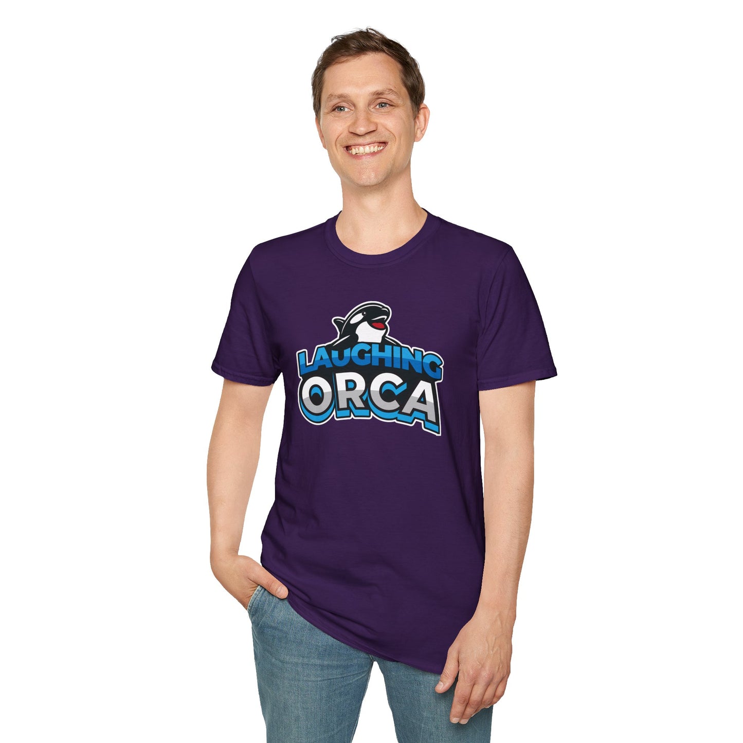 "Laughing Orca Logo" Unisex Softstyle T-Shirt