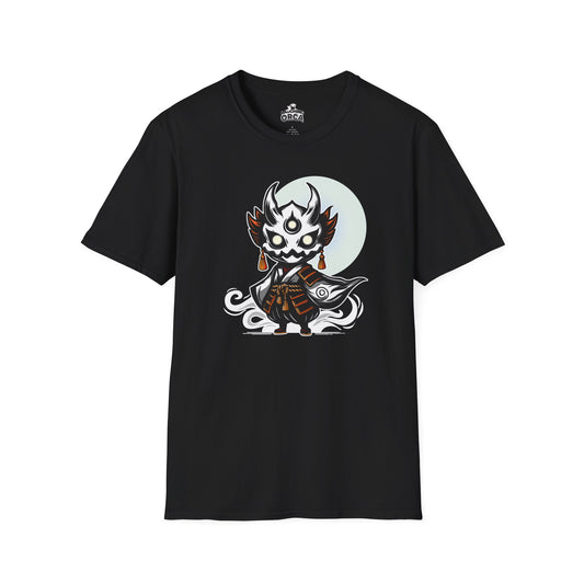 Oni the Ghost | Japanese Spirit Demon Warrior | Unisex Softstyle T-Shirt