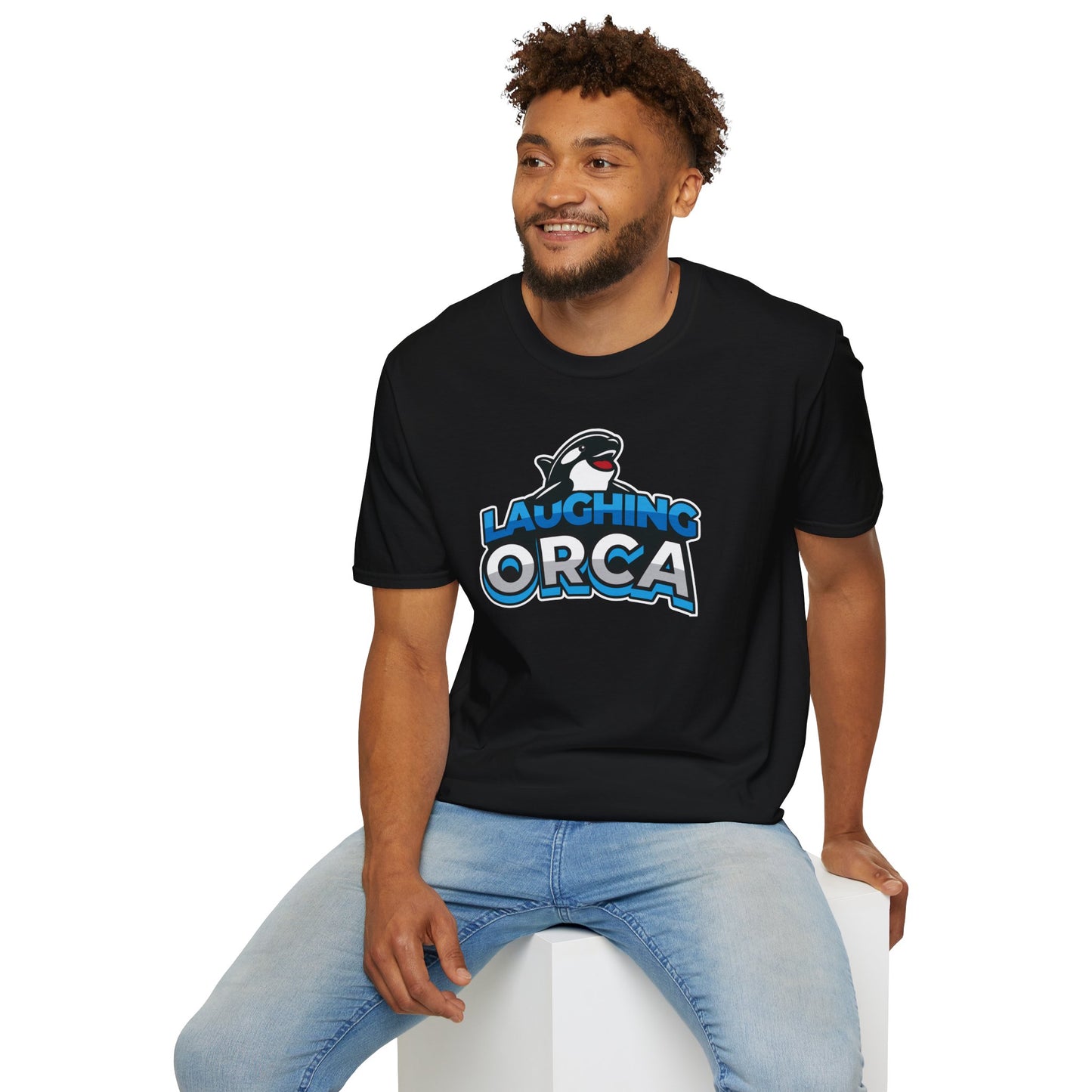 "Laughing Orca Logo" Unisex Softstyle T-Shirt