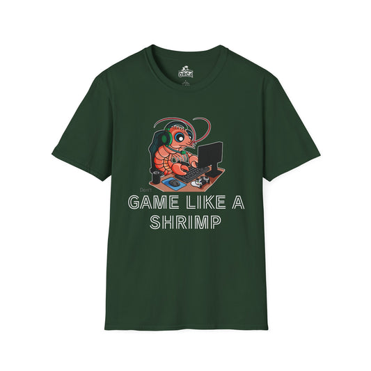 Straighten Up | Gamer Shrimp | Unisex Softstyle T-Shirt