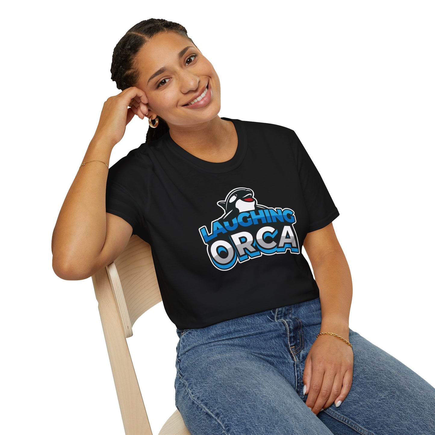 "Laughing Orca Logo" Unisex Softstyle T-Shirt
