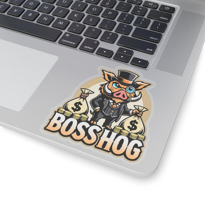 "Boss Hog" Kiss-Cut Stickers