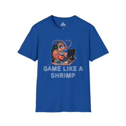 Straighten Up | Gamer Shrimp | Unisex Softstyle T-Shirt