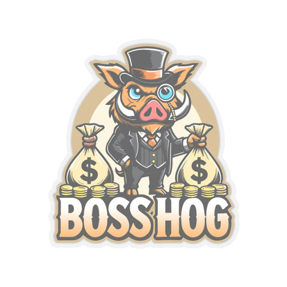 "Boss Hog" Kiss-Cut Stickers