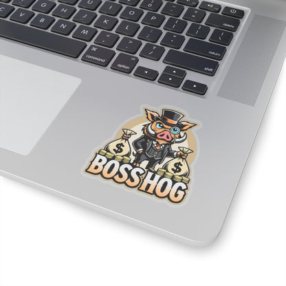 "Boss Hog" Kiss-Cut Stickers