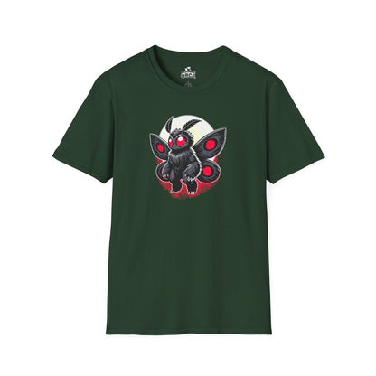 Moth(man/myth/legend) | Cute Cryptid Creature | Unisex Softstyle T-Shirt