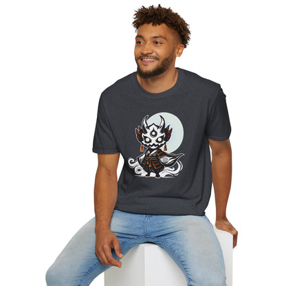 Oni the Ghost | Japanese Spirit Demon Warrior | Unisex Softstyle T-Shirt