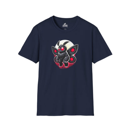 Moth(man/myth/legend) | Cute Cryptid Creature | Unisex Softstyle T-Shirt