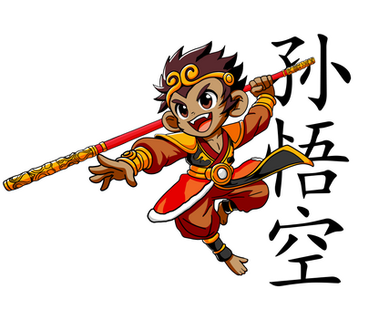 "Sun Wukong" Monkey King Warrior | Unisex Softstyle