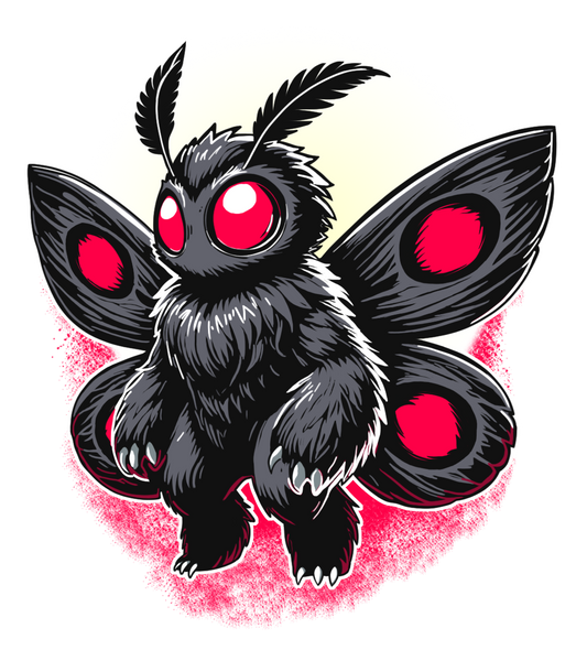 Moth(man/myth/legend) | Cute Cryptid Creature | Unisex Softstyle T-Shirt