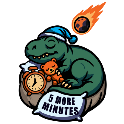 Drowsey Dino Doomsday | Unisex Softstyle T-Shirt