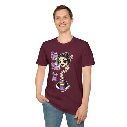 "Rokurokubi Yokai" – Cute Japanese Ghost Girl Graphic T-Shirt | Unisex Softstyle Tee