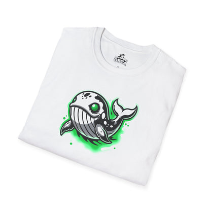 "Ghostly Whale" Unisex Softstyle T-Shirt