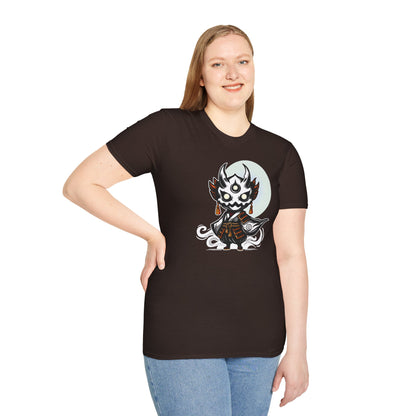 Oni the Ghost | Japanese Spirit Demon Warrior | Unisex Softstyle T-Shirt