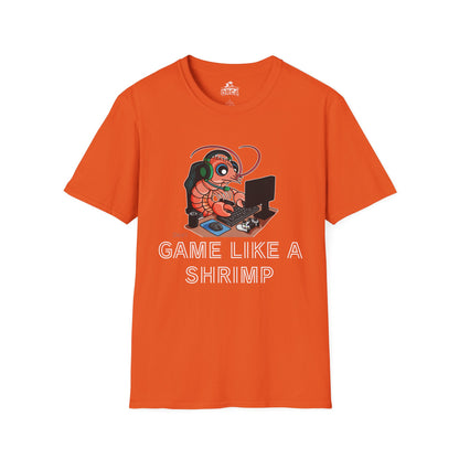 Straighten Up | Gamer Shrimp | Unisex Softstyle T-Shirt